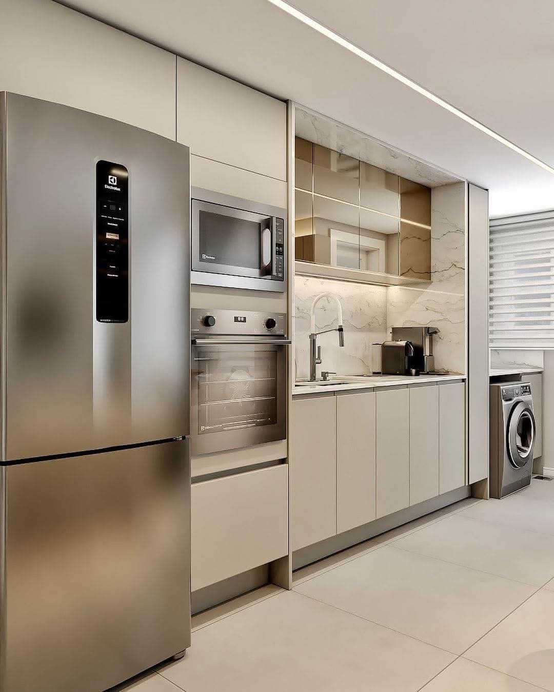 تصميم مطبخ عصري مفتوح 63