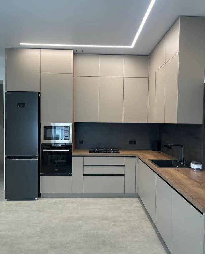 تصميم مطبخ ذهبي فاخر 69